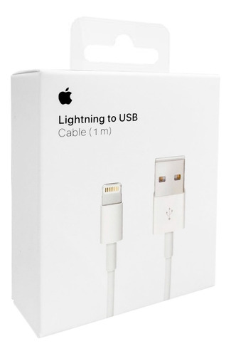 Cable iPhone Original Apple 1 Metro Tipo Usb A Lightning