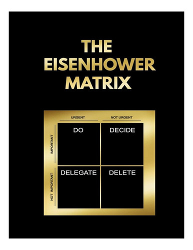 Libro: La Matriz De Eisenhower: Gestión De Tareas A Través D
