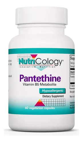 Nutricology Supplemento De Pantetina Vitamin B5, Acid