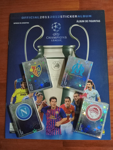 Champions League 2011/12. Album Nuevo + 210 Figus A Pegar!!!