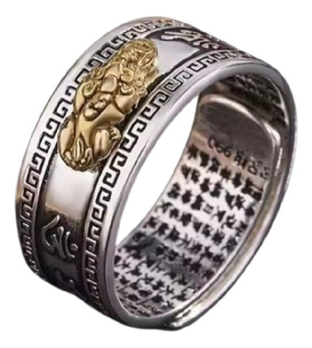 Anillo Suerte Y Fortuna Feng Shui Regulable Tibetano 150