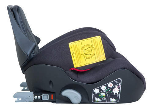 Alzador Go Isofix Black Stone - Letrero Y Set 4 Cucharas