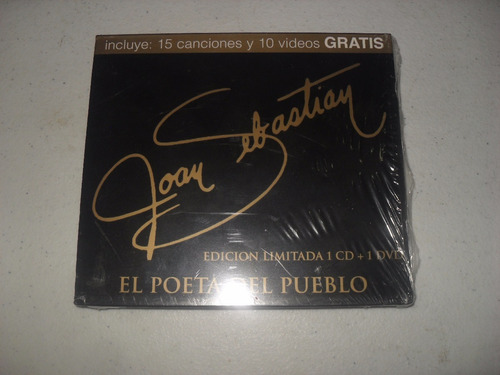 Joan Sebatian El Poeta Del Pueblo Cd Y Dvd Impecable