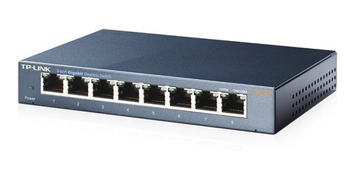 Switch Tp-link 8 Bocas Gigabit Ethernet Tl Sg108 Metálico