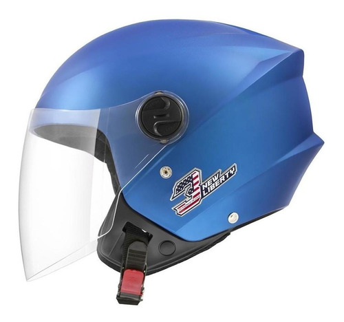 Capacete para moto  aberto Pro Tork New Liberty  Three Elite  sky blue elite tamanho 60 