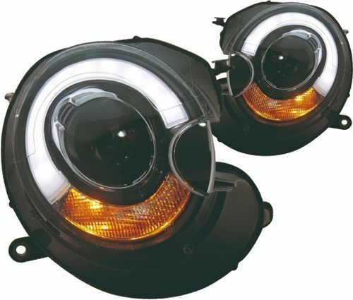 Faros Mini Cooper Tubo Led 2007 2008 2009 2010 2011 12 2013