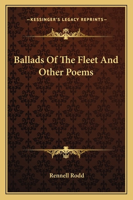 Libro Ballads Of The Fleet And Other Poems - Rodd, Rennell
