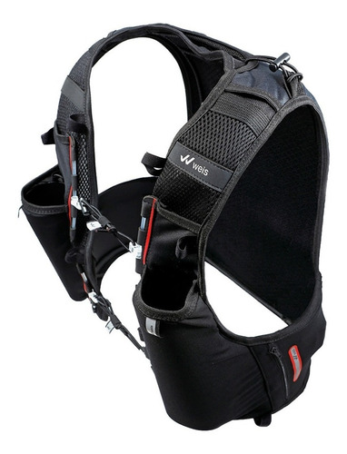 Imagen 3 de 6 de Chaleco Hidratacion Weis Running Flex 2+5 Lts 240 Grs Correr