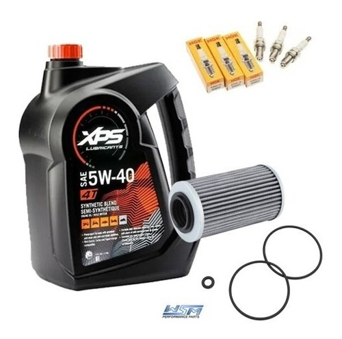 Kit Service Wsm Seadoo Ace 1630 300hp (aceite+filtro+bujias)