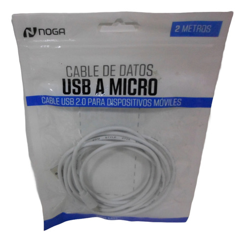 Cable Datos Usb A Micro Usb 2 Mts Longchamps Oferta Cable