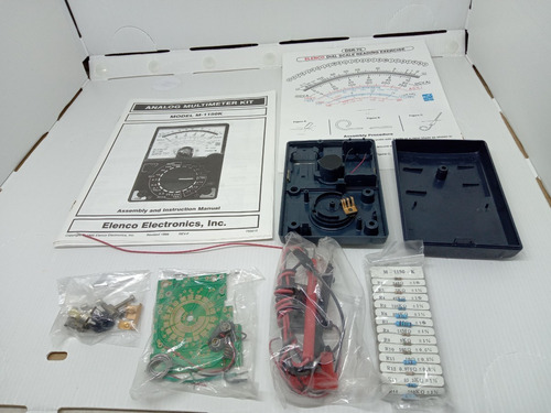 Imagem 6 de 9 de Kit Montagem Multimetro Analógico M1150k Completo Na Caixa