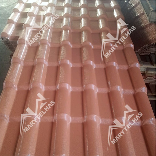 Telha Plan 1,98 X 0,86 Em Pvc Espessura 1,5 Mm