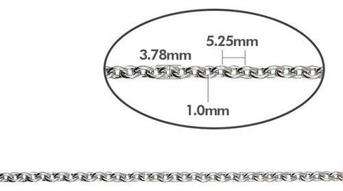 20metros Cadenas Hierro Niquel De 3.78x5.25mm Bijou Pulser 