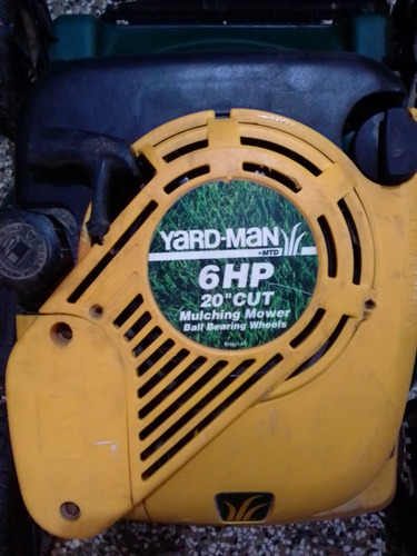 Podadora De Grama Yard-man Con Motor 6.0 Hp Brigge Stratton (Usado)