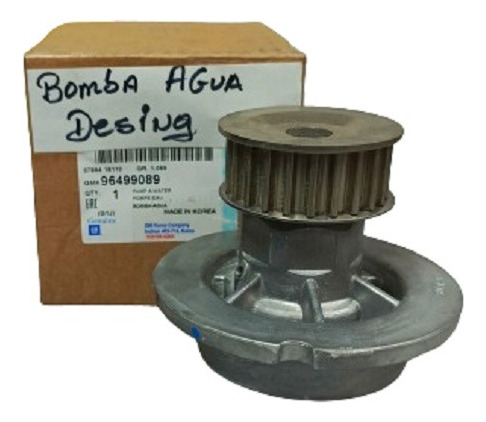 Bomba Agua Optra Desing Acdelco Original 