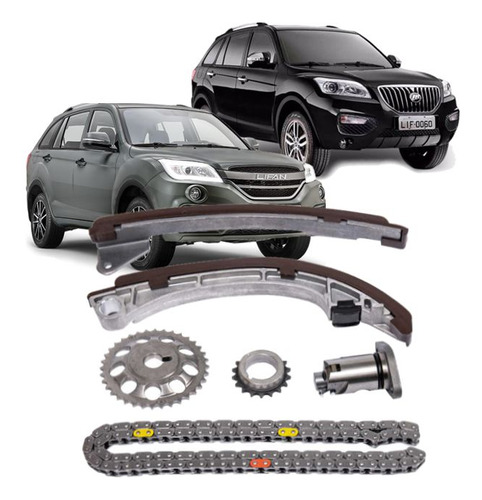 Kit Corrente Comando Lifan X60 1.8 16v Vvt De 2013 À 2019