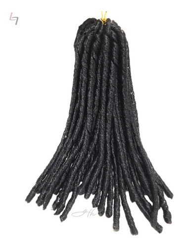 Paquete de pelo rizado Nina Softex, 428 g, estampado en color 1, negro