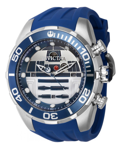 Reloj Invicta 40078 Azul Hombres Color del fondo Plata/Azul