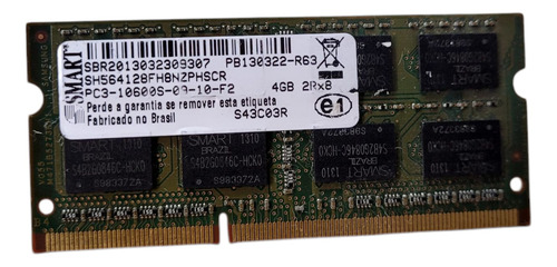 Memória 4gb Smart Notebook Ddr3 1333mhz Sh564128fh8nzphscr (Recondicionado)