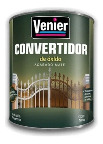 Convertidor De Oxido Blanco Y Colores 0.25lts Venier Pintumm
