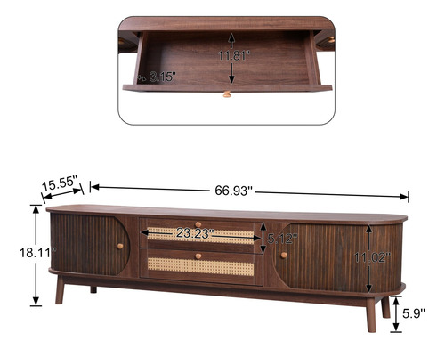 Xdout Soporte Para Tv De 55 65 Y 75 Pulgadas Centro De