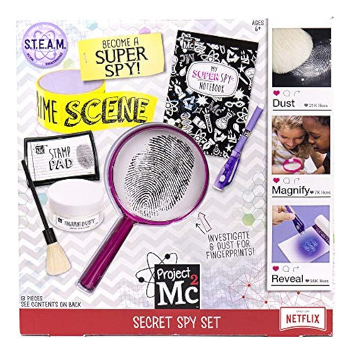 Project Mc2 Juego De Simulación Super Spy Stem Science Kit D