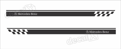 Emblema Adesivo Faixa Lateral  Mercedes Classe A A17