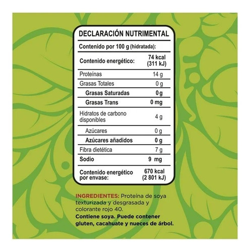 12 Pzas Soya Texturizada Wand's Sabor Chorizo 300 G