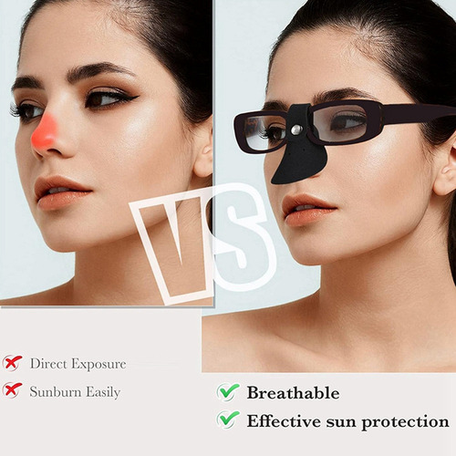 Protector Solar Nasal Con Parche Para Ojos Con Corte Uv Para