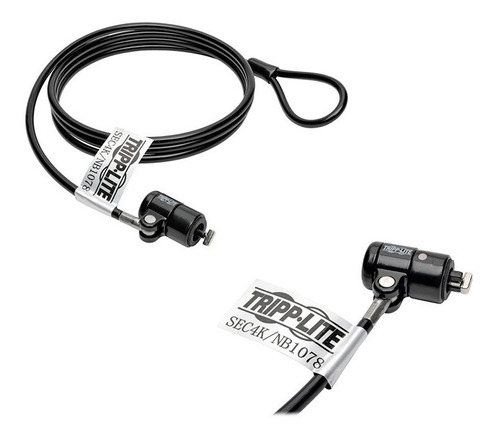 Cable De Seguridad Con Llave Para Laptop Tripp-lite Sec4k