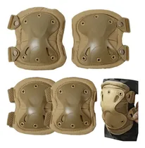 Comprar Rodillera Táctica Militar, Juego De Coderas Airsoft,