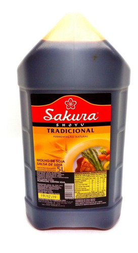 Salsa De Soja Sakura Tradicional 5 L - No Contiene Gluten