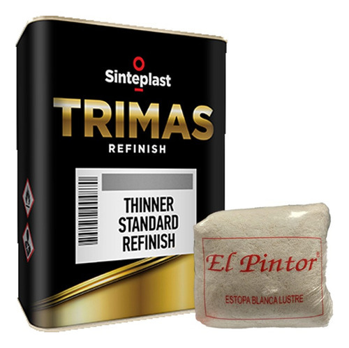 Estopa Lustre + Thinner Standard Diluyente 1l Trimas Mm