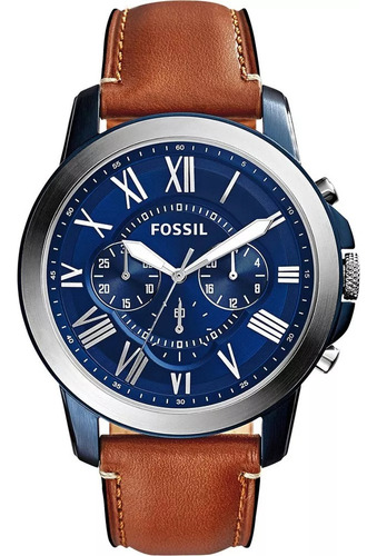 Reloj Fossil Fs5151 Lujoso Para Caballero 100% Original