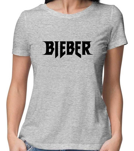 Remera Mujer Justin Bieber 100% Algodón Calidad Premium