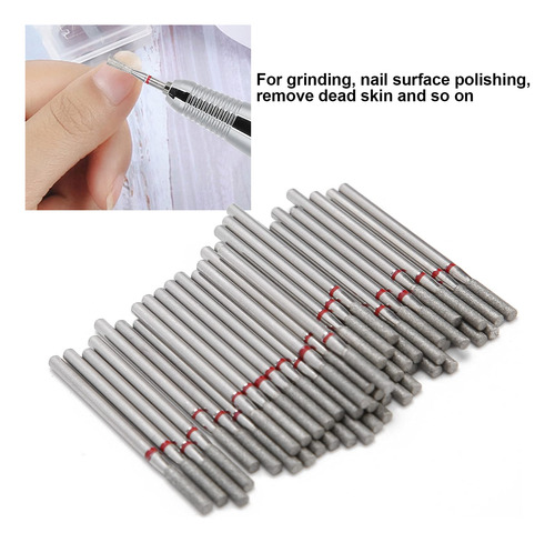 Broca Para Uñas, 50 Piezas Con Forma De Cono Invertido Para