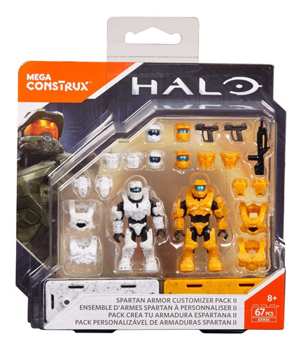 Mega Construx Halo Spartan Armadura Personalizador Del Pack