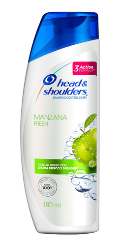 Head & Shoulders Manzana Fresh Shampoo 180ml