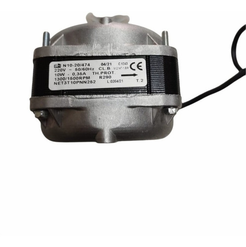 Motor Forzador Heladera Comercial Inelro 10/20 Elco 10w