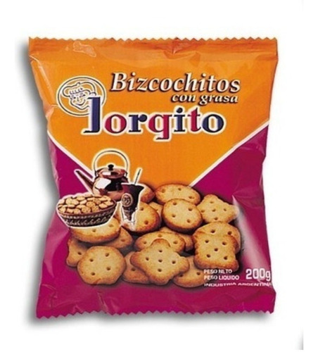 Jorgito Bizcochos 200gr X 4un - Cioccolato Tienda De Dulces