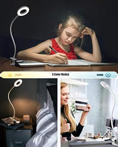 Eyocean Abrazadera Regulable De Lectura Led Para Cabecera De