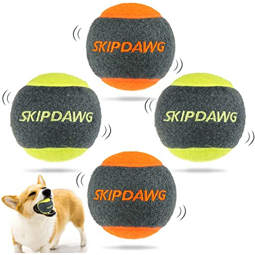 Skipdawg Pelotas De Tenis Interactivas Para Perros, Pelotas 