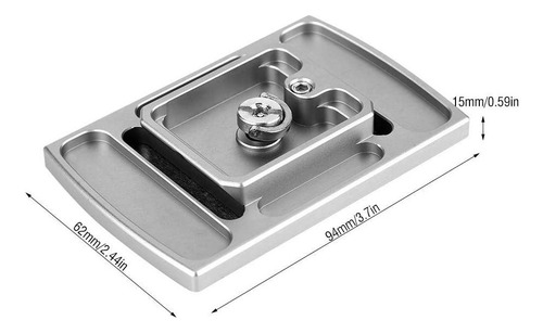 Zapata Base Para Libec Th-650dv Con Tornillo 1/4