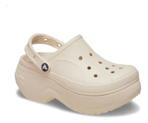 Zuecos Bella Clog C R O C S Beige