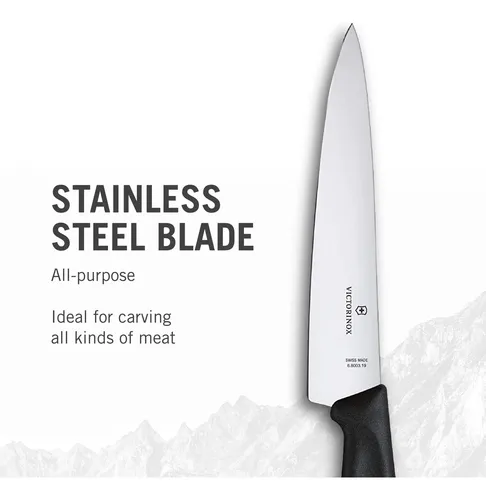 Faca De Chef Victorinox Swiss Classic Preta 20 Cm | MercadoLivre