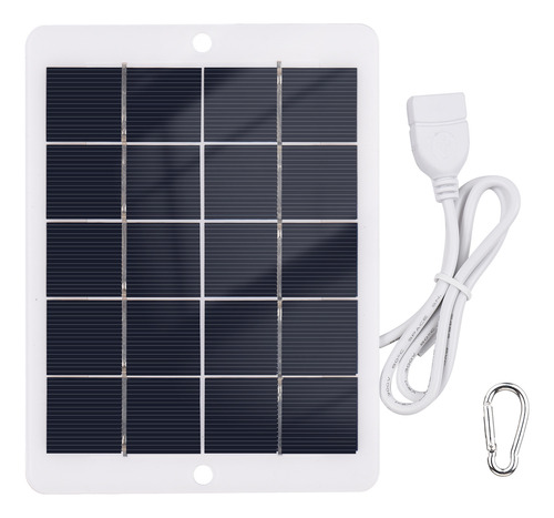 Cargador Con Interfaz Solar, Panel De Luz De 3 W, Cargador A