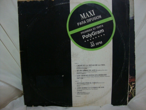 Portada Maxi Difusion Faith No More Cure Inxs Deep Purple P1