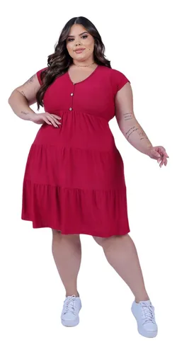 Vestidos para o dia store a dia plus size