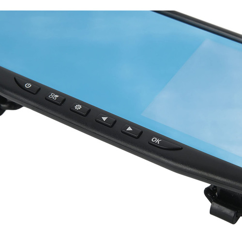 Cámara De Respaldo Fhd 1080p Mirror Dash Cam Espejo Retrovisor Inteligente Dvr Para Automóviles Y Camiones Sensor Gravedad Grabación Automática En Bucle Pantalla Retroiluminada Detección De Movimiento