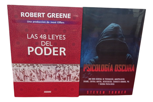 Duo Libros..las 48 Leyes Y Psicologia Oscura